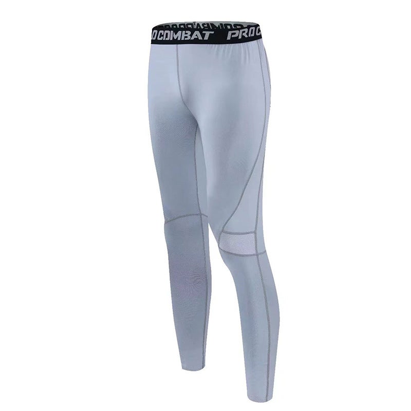 Summer Running Training Quick-Drying Breathable Track And Field Stretch Leggings Boys Stretch Leggings Men'S Trousers